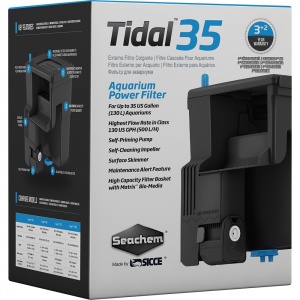 Seachem Tidal 35, 500 л/ч Фильтр рюкзачный для аквариума до 130л