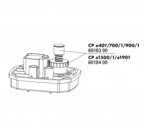 JBL CP e40x/70x/90x START button + union nut - Пусковая кнопка с накидной гайкой