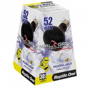 Reptile One Halogen Heat Lamp Moonlight 52W - Галогенная лампа лунного света для терр., Е27, 52 Вт