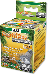 JBL ReptilDay Halogen - Галогенный точечный светильник полного спектра для террариума, 35 Вт